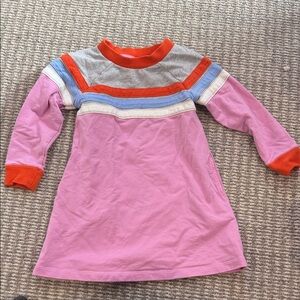 Mini Boden Orange and Pink Dress